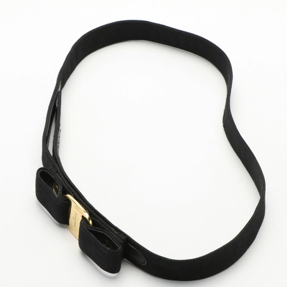 ‼️SOLD‼️ Salvatore Ferragamo Vara Bow Grosgrain Ribbon Belt - Picture 5 of 5
